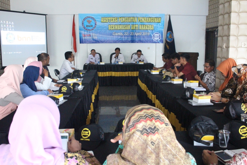 BNNK CIAMIS TERUS PERKUAT PEMBANGUNAN BERWAWASAN ANTI NARKOBA