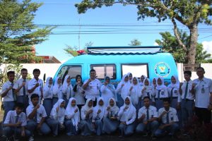 SISWA-SISWI SMAN 1 CIMARAGAS KUNJUNGI KANTOR BNNK CIAMIS