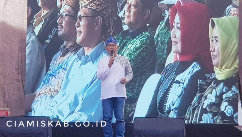 Gubernur Jabar Bersama Bupati Ciamis Buka Jambore Desa Kelurahan Tahun 2019 di Kecamatan Lakbok Ciamis