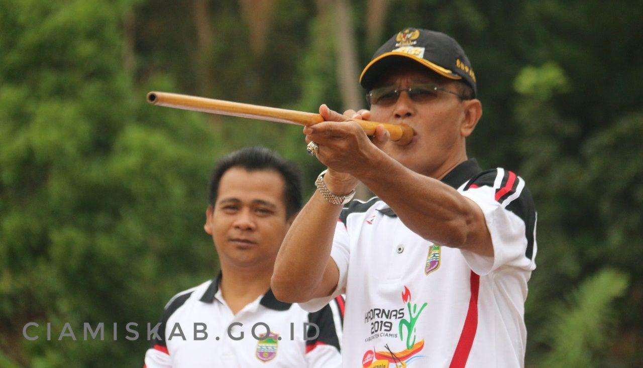 Bupati Ciamis Buka Invitasi Olahraga Tradisional antar ASN SKPD Kabupaten Ciamis