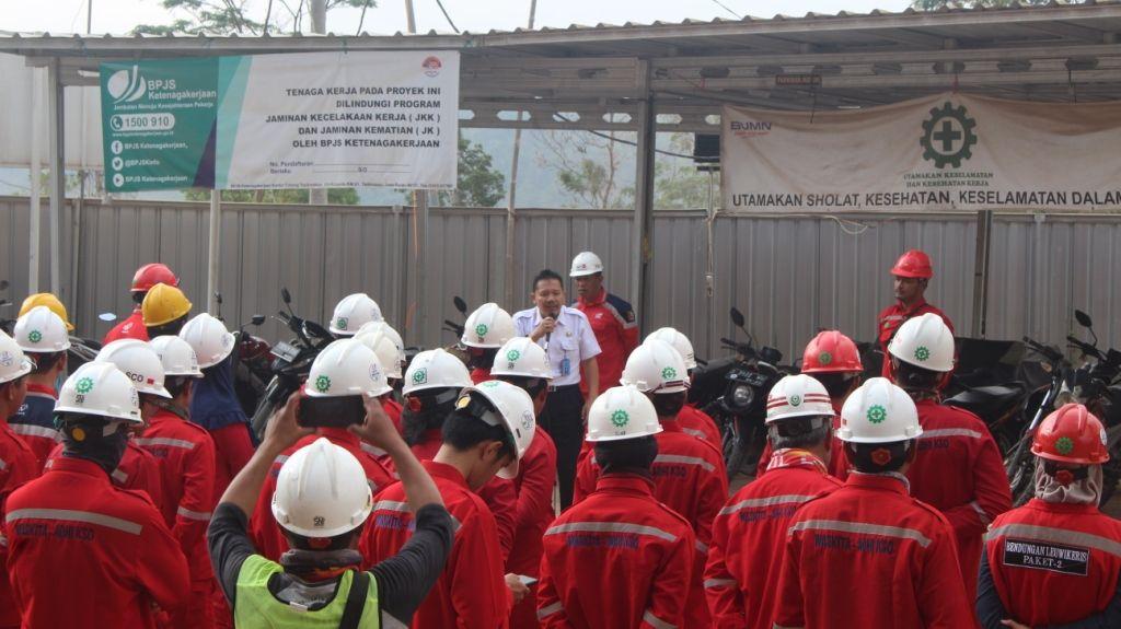 BNNK Ciamis Tes Urine Pegawai PT Waskita Adhi KSO  Pembangunan Proyek Bendungan Leuwikeris Paket 2