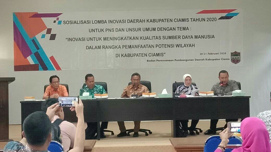 Tingkatkan Pemanfaatan Potensi Daerah, Pemkab Ciamis gelar Lomba Inovasi Daerah