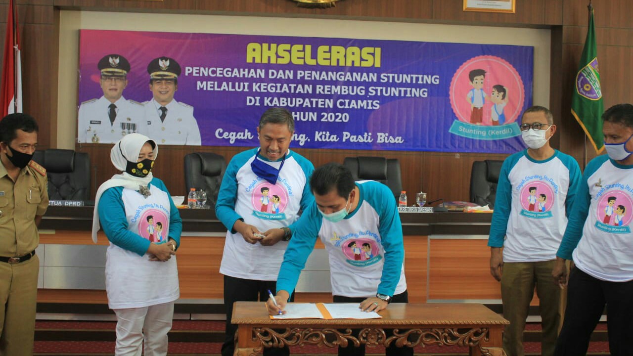 Akselerasi Pencegahan dan Penanganan Stunting, Pemkab Ciamis Gelar Rembug Stunting
