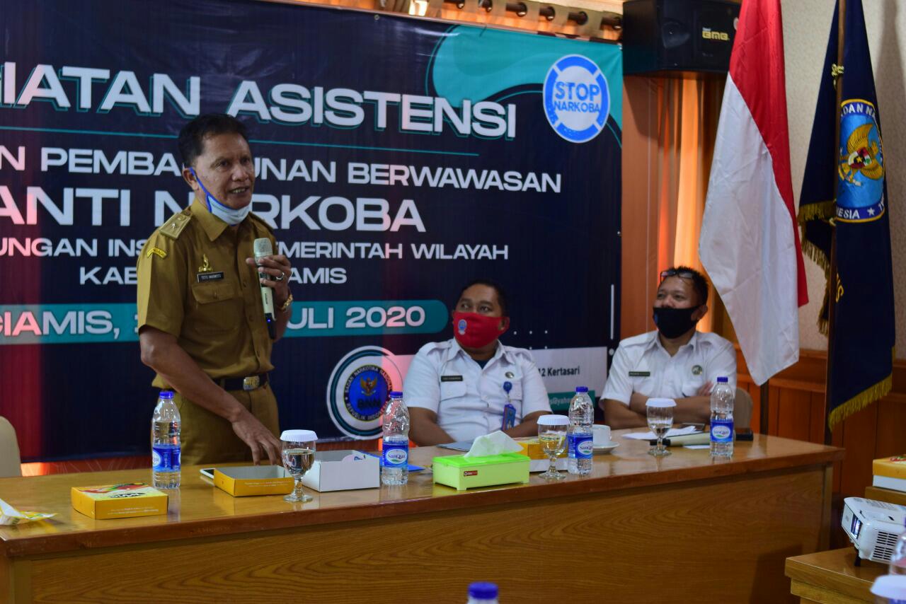 BNNK Ciamis Berantas Penyalahgunaan Narkotika dengan Libatkan Lintas Sektoral