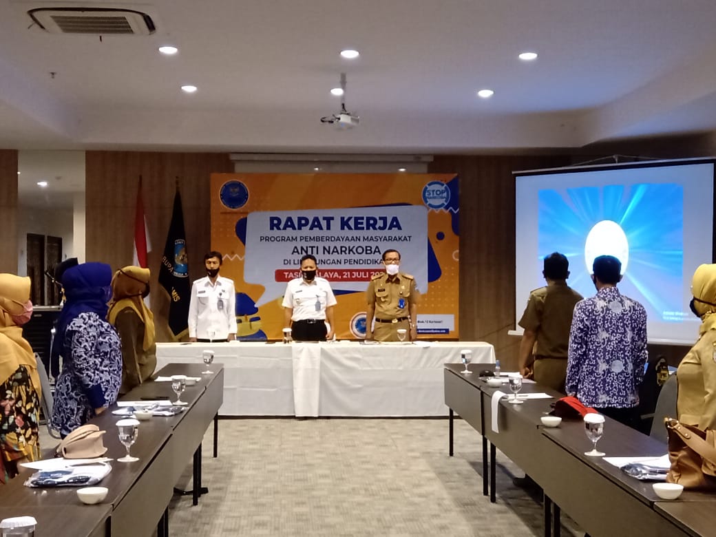 BNNK Ciamis Gelar Rakor Pemberdayaan Masyarakat Anti Narkoba di lingkungan Pendidikan