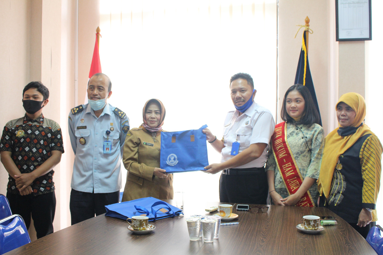 Forum Pelajar Sadar Hukum dan HAM Jawa Barat Audiensi Ke BNNK Ciamis