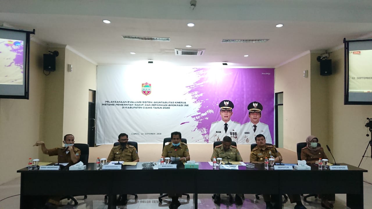 Wujudkan Good Government, Pemkab Ciamis Gelar Evaluasi SAKIP