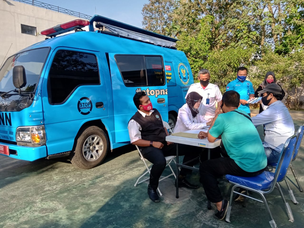 Gunakan “Si Biru”, BNNK Ciamis Optimalkan Layanan Program P4GN