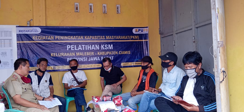KOTAKU Ciamis Gelar Pelatihan Peningkatan Kapasitas Masyarakat (PKM) dan Pelatihan KPP