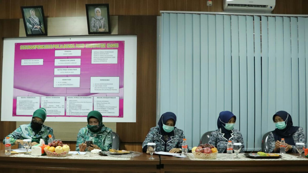 Hadiri Monev, Hj. Kania Ernawati Herdiat Paparkan Program Kerja Pokja Bunda PAUD