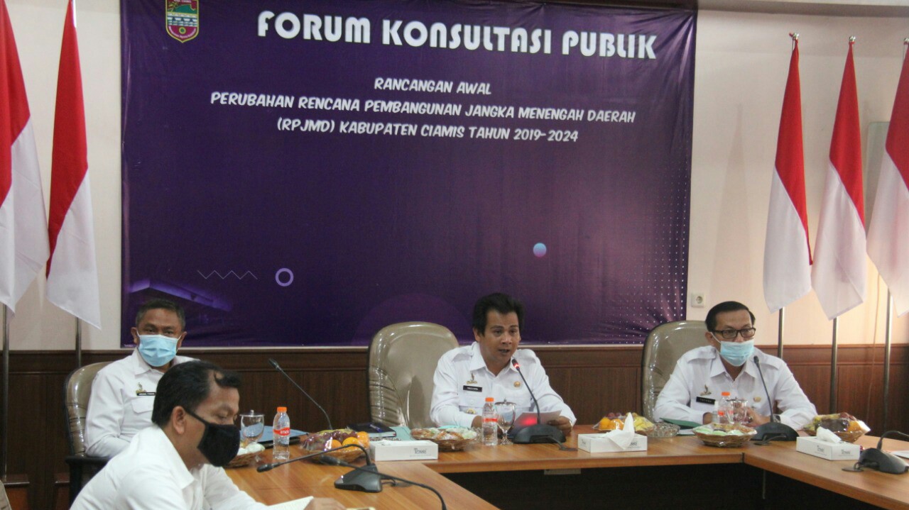 Pemkab Ciamis Gelar Forum Konsultasi Publik Rancangan Awal Perubahan RPJMD 2019-2024