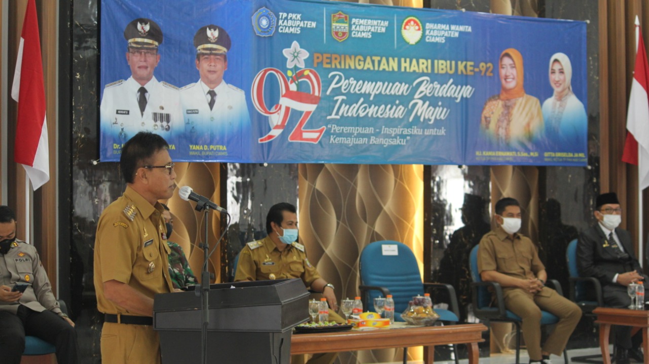 Peringati Hari Ibu, Bupati Ciamis ajak Pedomani Prokes