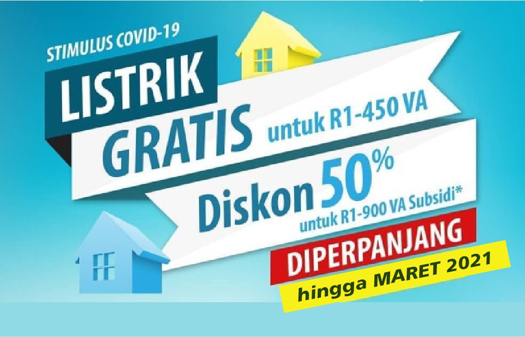 PLN Perpanjangan Stimulus Covid-19 Hingga Maret 2021