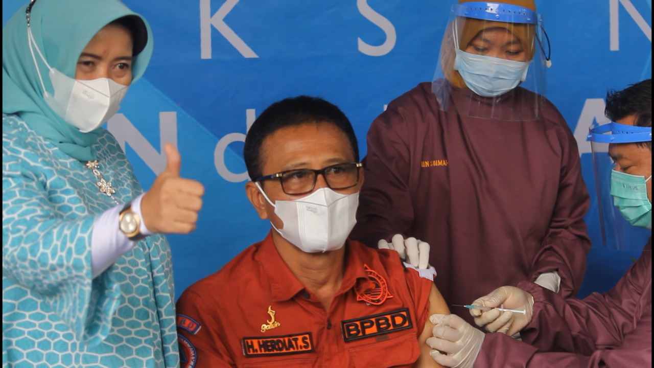 Bupati Ciamis Akhirnya Bisa Divaksin Covid-19