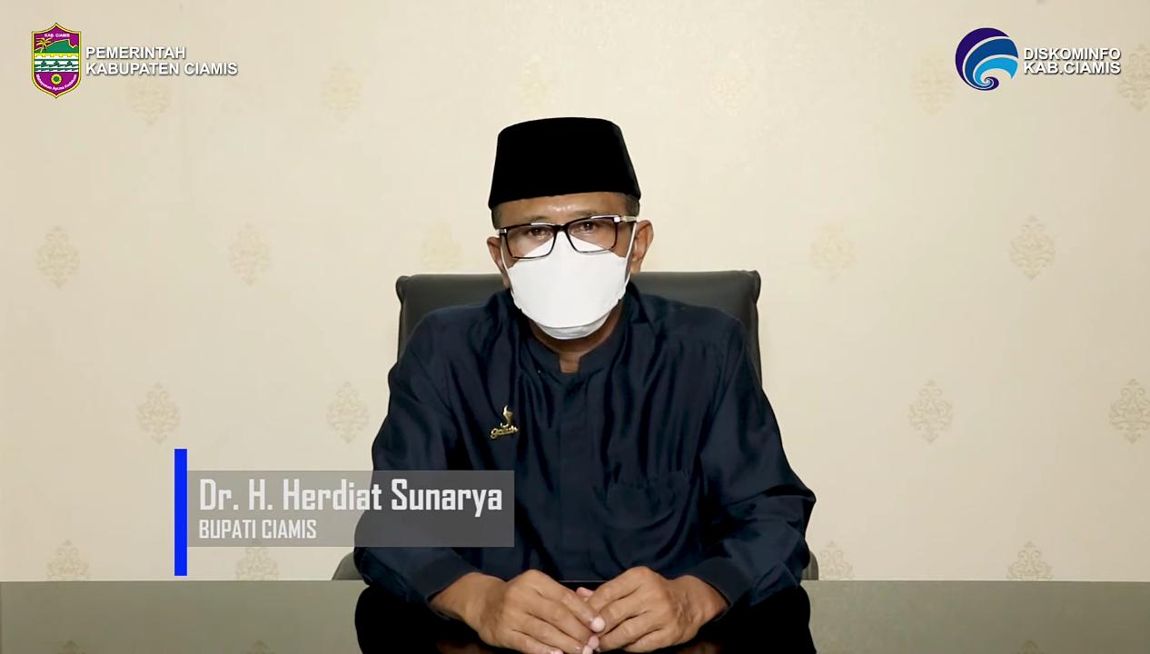 Terkonfirmasi Positif Covid-19, Bupati dan Wakil Bupati Ciamis Lakukan Isolasi mandiri.