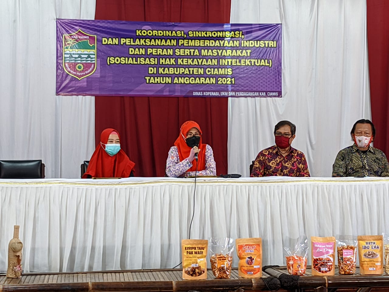 Lindungi Hasil Produk Lokal, Dinas KUKMP Ciamis Sosialisasi Hak Kekayaan Intelektual (HKI)