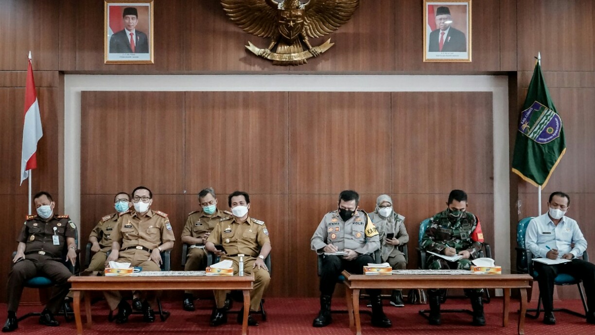 Wakil Bupati Ciamis Ikuti Arahan 3 Menteri Tentang Penegakan Disiplin Prokes dan Penanganan Covid-19 jelang Idul Fitri, Ini Arahannya
