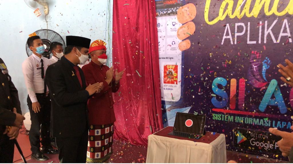 Wakil Bupati Ciamis Launching Aplikasi Sistem Informasi Lapas Ciamis (SILACI )