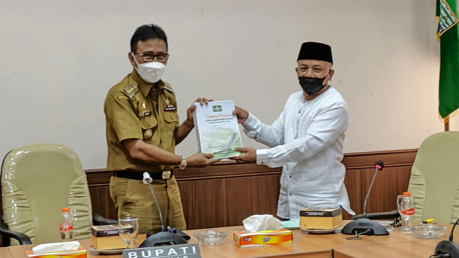 Jelang Peringatan Hari Santri, Pengurus PCNU Audiensi Dengan Bupati Ciamis