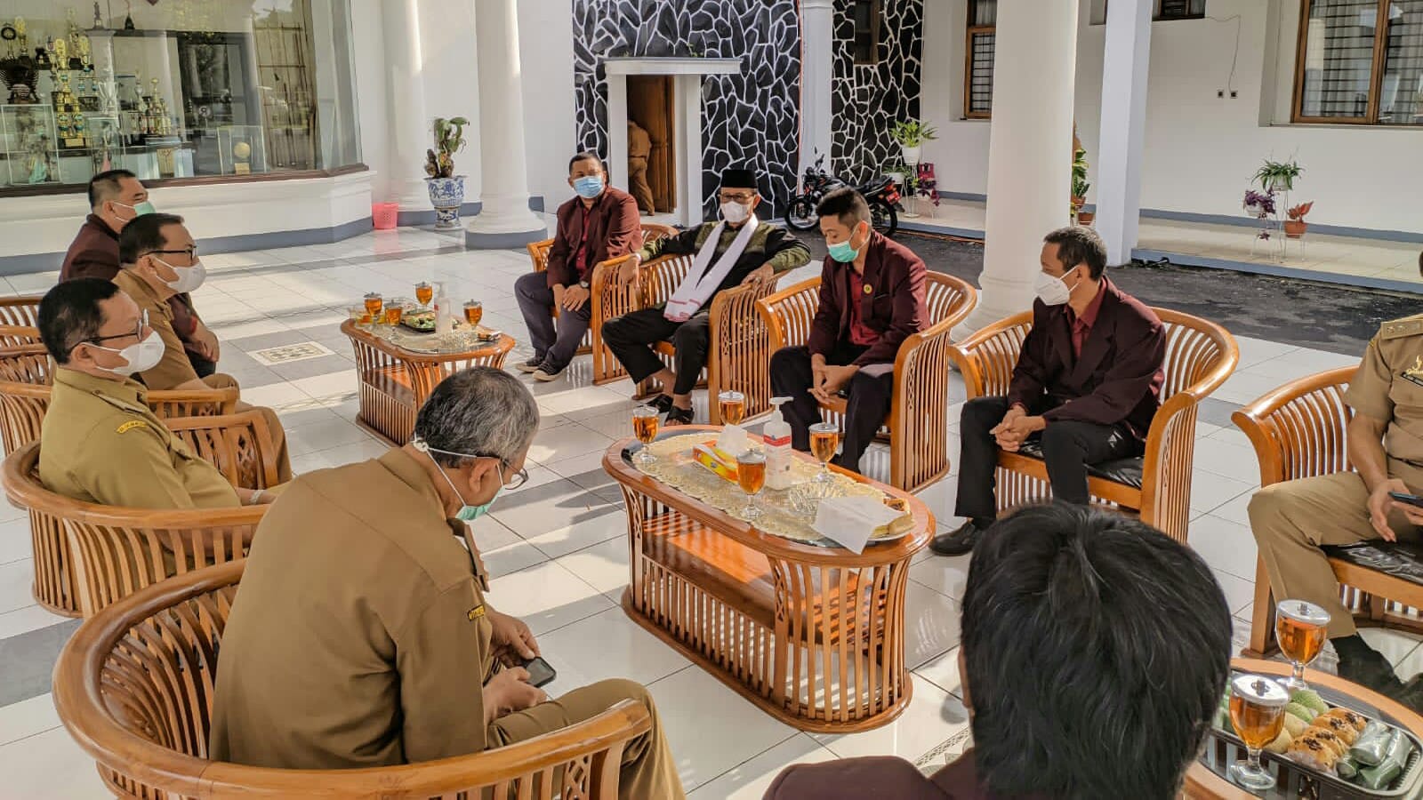 Terkait Munas PPNI di Bali, PPNI Cabang Ciamis Gelar Pertemuan Dengan Bupati Ciamis