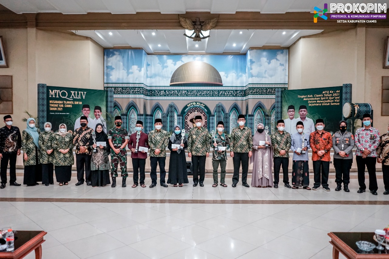 Penutupan Gelaran MTQ XLIV Kabupaten Ciamis, Ini Hasilnya