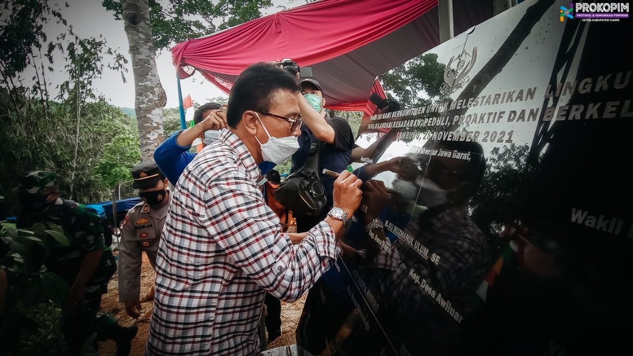Hadiri Anniversary Pelindung, Bupati Ciamis Ajak Warga Lestarikan Hutan