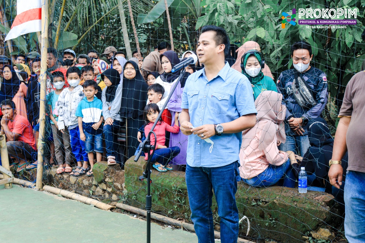 Wabup Ciamis Hadiri Penutupan Turnamen Volly Ball IMRA Cup Seasons I