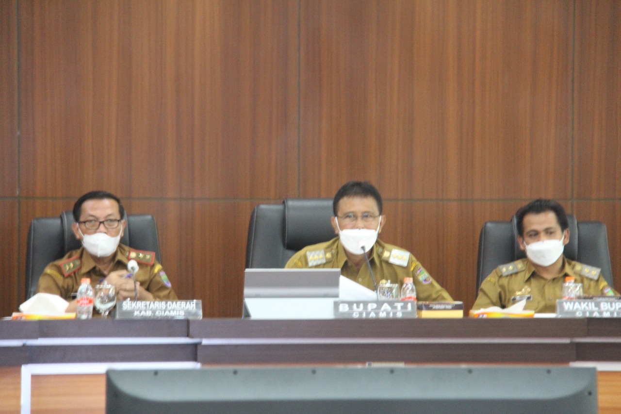 Tingkatkan Kinerja Pemerintah Daerah, Bupati Ciamis Gelar Rakor Tingkat Kabupaten