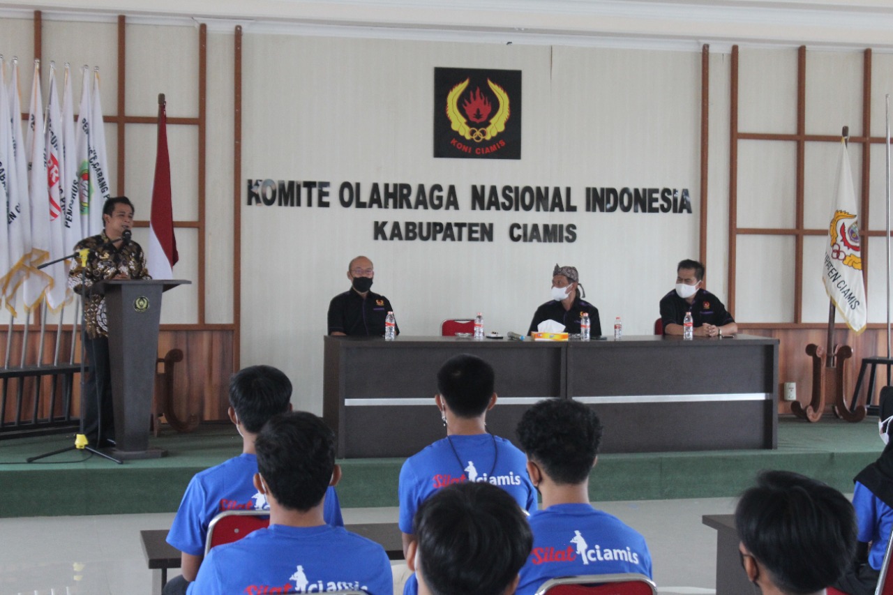 Lepas Atlit Pencak Silat, Wabup Ciamis Titip Kesiapan Mental Para Atlit