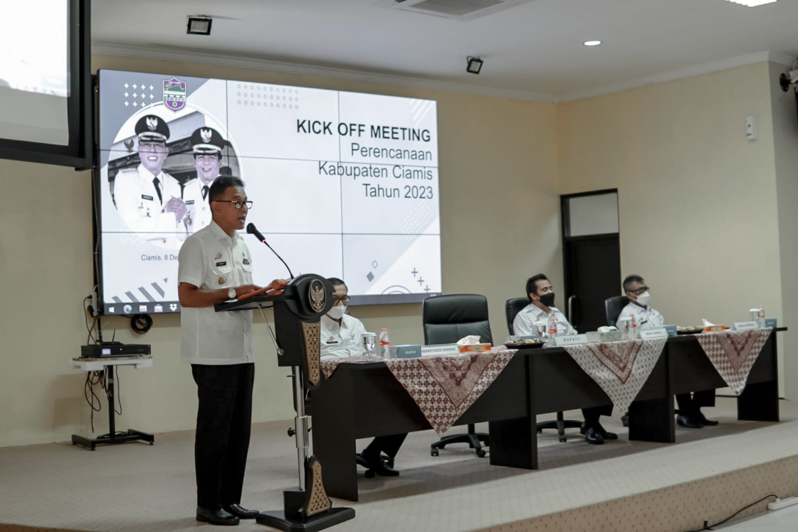 Kick Off Meeting Perencanaan 2023, Bupati Ciamis Sebut Saatnya Menyamakan Persepsi