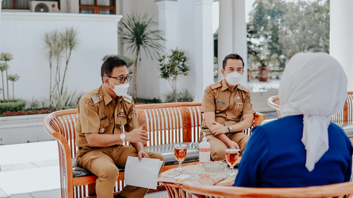 Terkait Pelantikan, Bupati Ciamis Terima Kunjungan IWAPI Cabang Ciamis