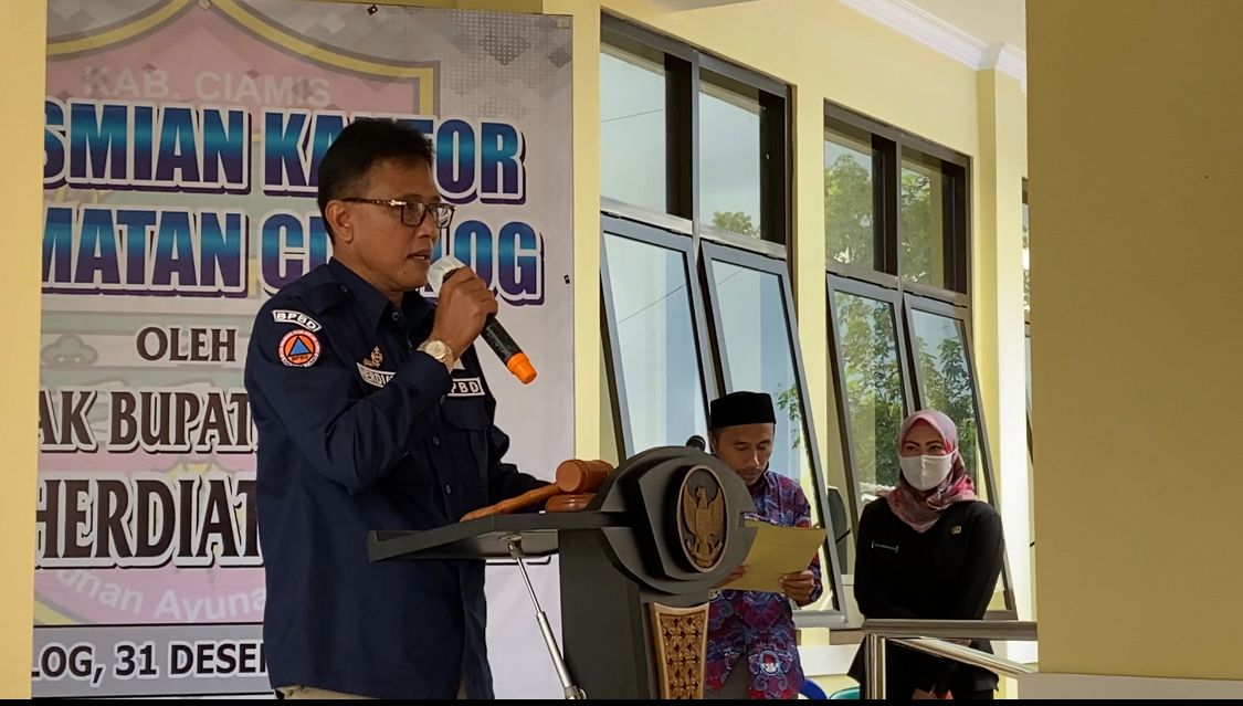 Bupati Ciamis Resmikan Gedung Kantor Kecamatan Cidolog