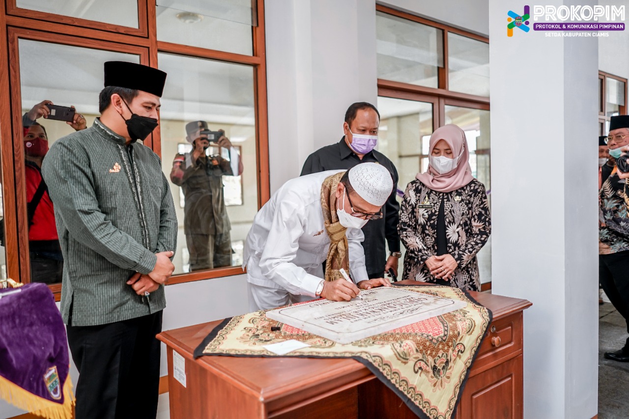 Bupati Ciamis Resmikan Gedung Dakwah Islam Kecamatan Lumbung