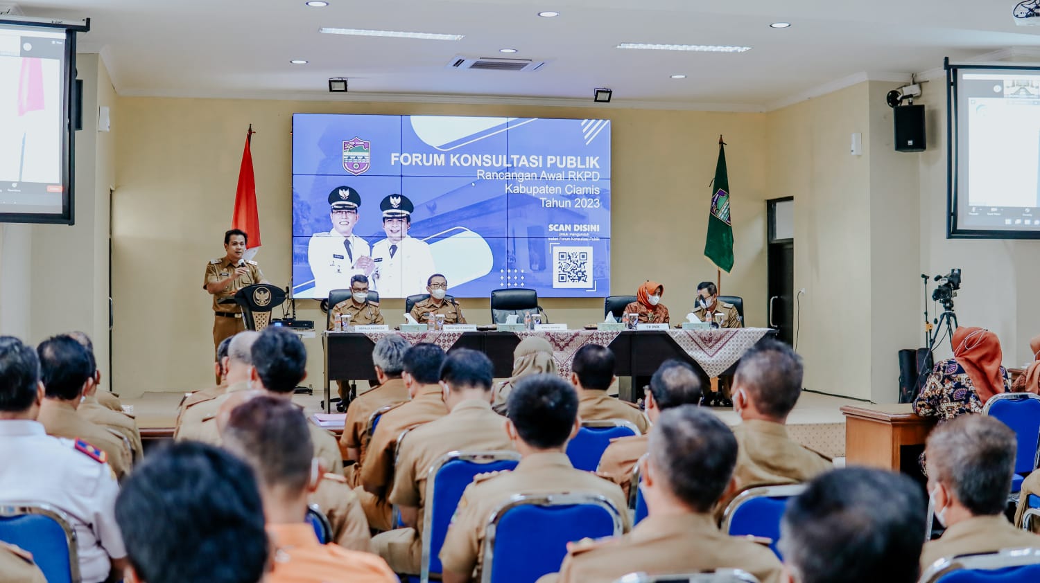 Wakil Bupati Ciamis Buka Forum Konsultasi Publik RKPD Tahun 2023