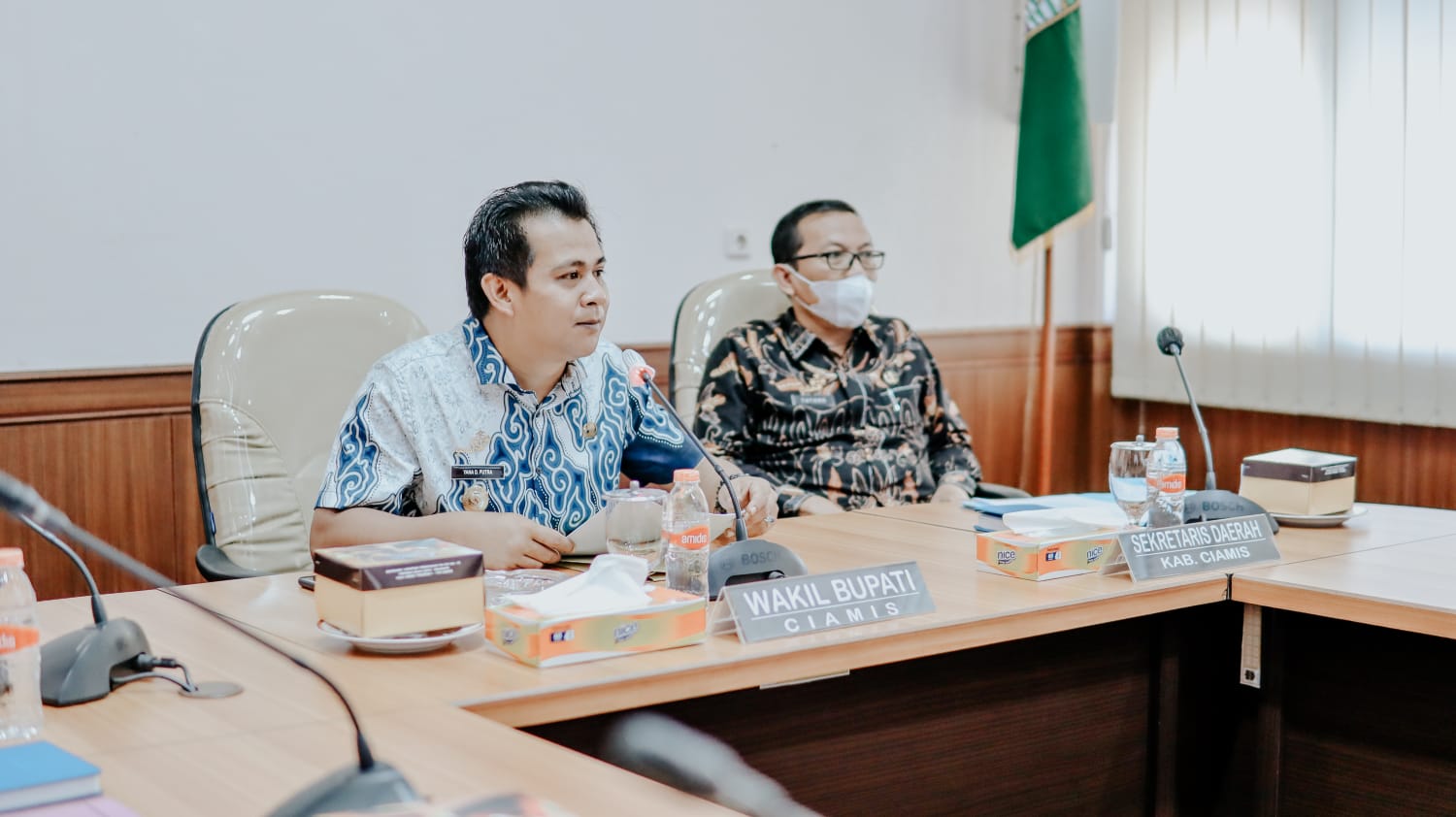 Wabup Yana Terima Kunjungan Dewan Pengawas Perumda Ciamis