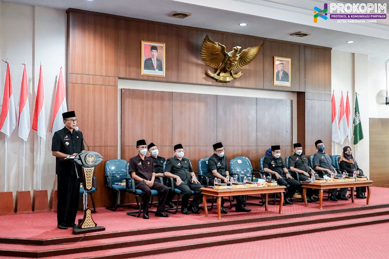 Rapat Paripurna DPRD Ciamis, Bupati Sampaikan LKPJ Tahun 2021