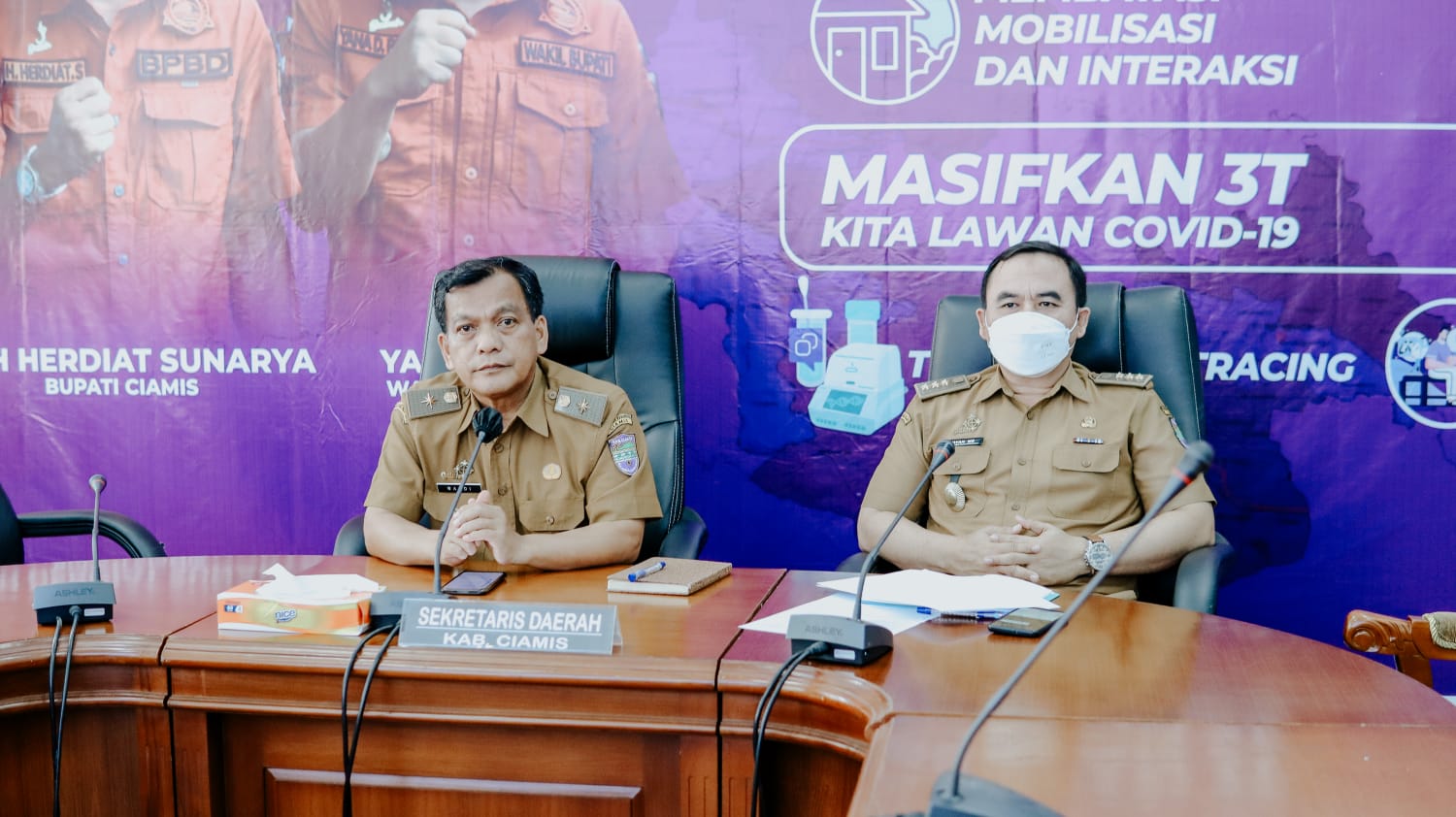 Pemkab Ciamis Ikuti Rapat Teknis Per Bidang Pelaksanaan Bubos 6 Tk. Prov. Jabar