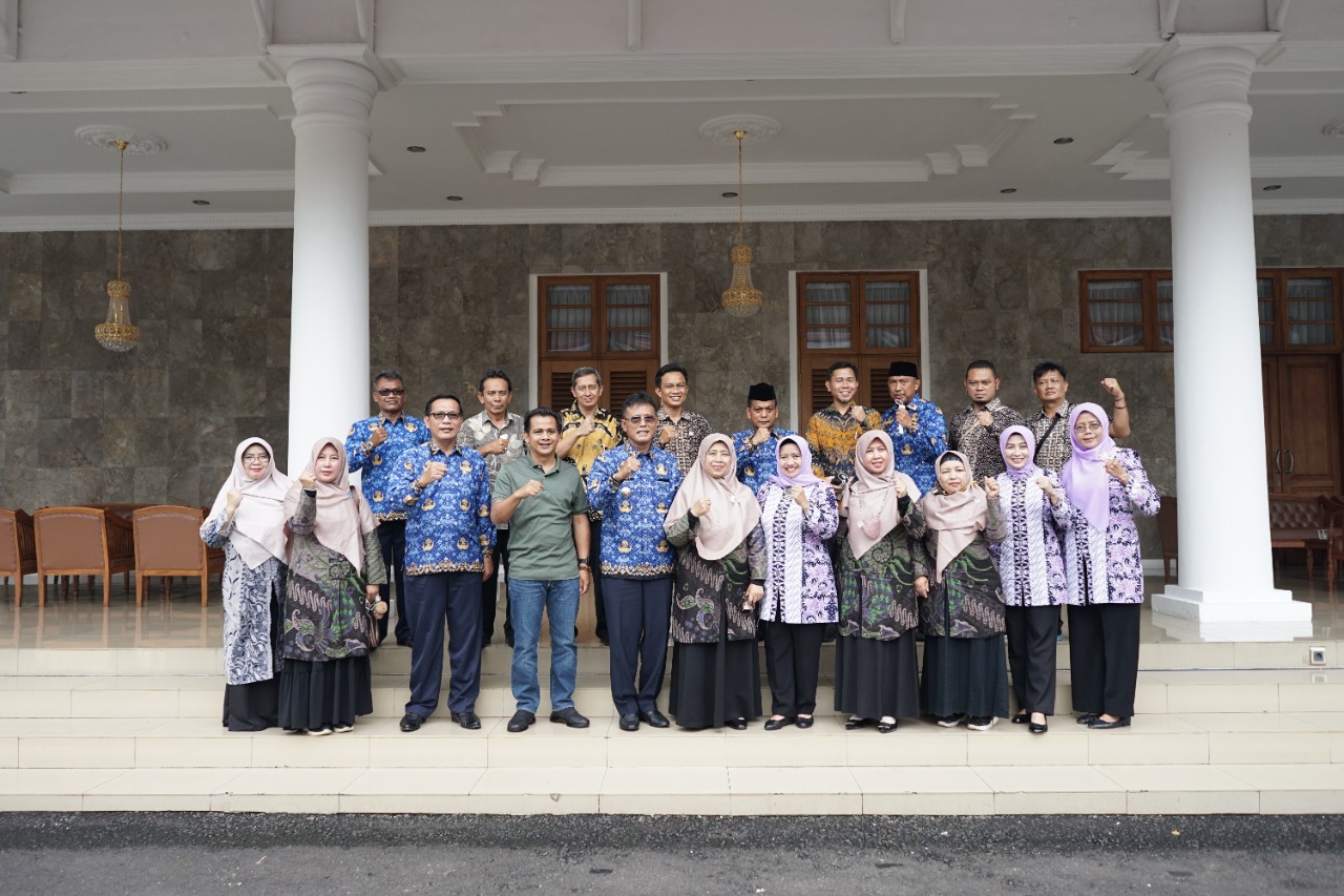 Membanggakan, TP-PKK Kabupaten Ciamis Terima kunjungan Rombongan TP-PKK Kabupaten Sukabumi Dalam Agenda Benchmarking ke Posyandu Langensari Panjalu.