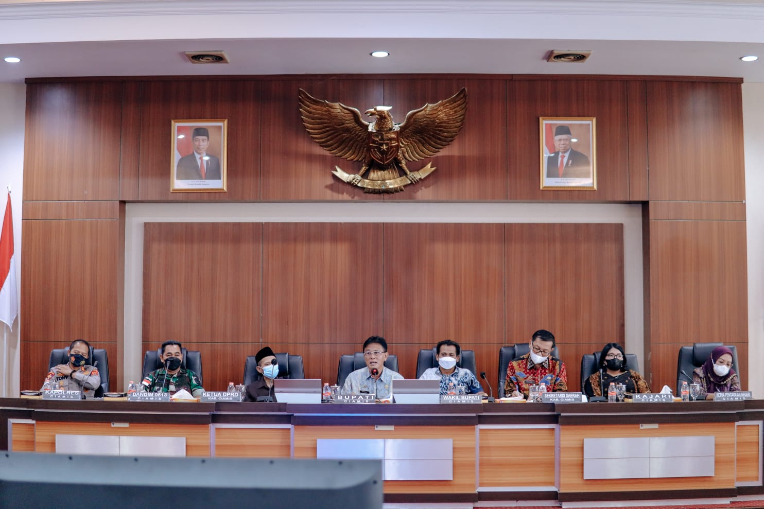 Gelar Rakor Tk. Kab. Ciamis, Bupati Herdiat Banyak Fokuskan Keutamaan Kesehatan Masyarakat