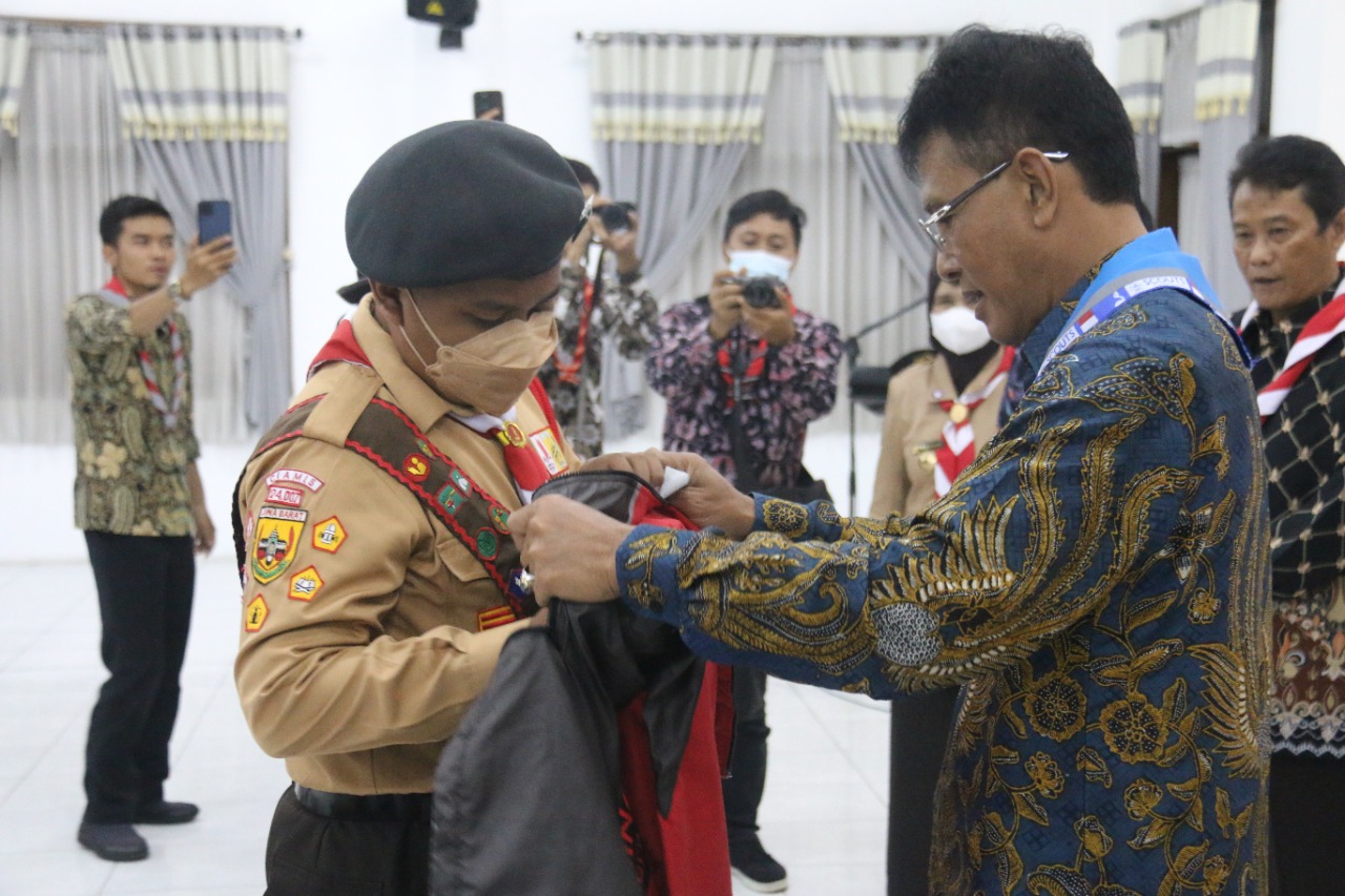 LEPAS PESERTA JAMBORE NASIONAL KE-11, BUPATI CIAMIS: JAGA NAMA BAIK GERAKAN PRAMUKA CIAMIS