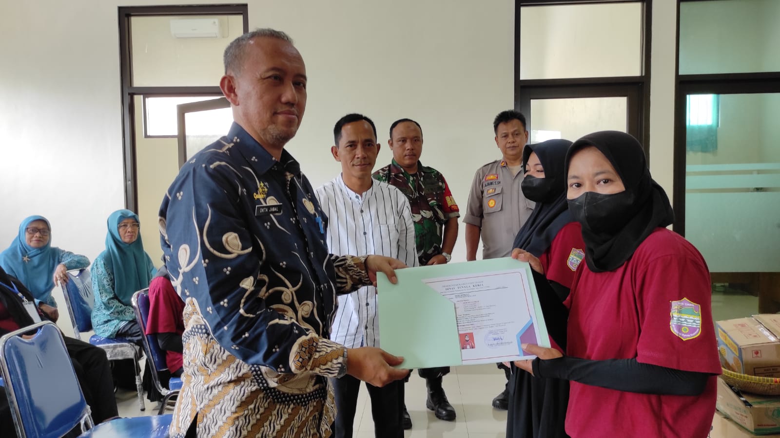Penutupan Pelatihan dan Produktivitas Tenaga Kerja Kejuruan Tata Boga, Disnaker Kab. Ciamis Targetkan Peluang Serapan Tenaga Kerja