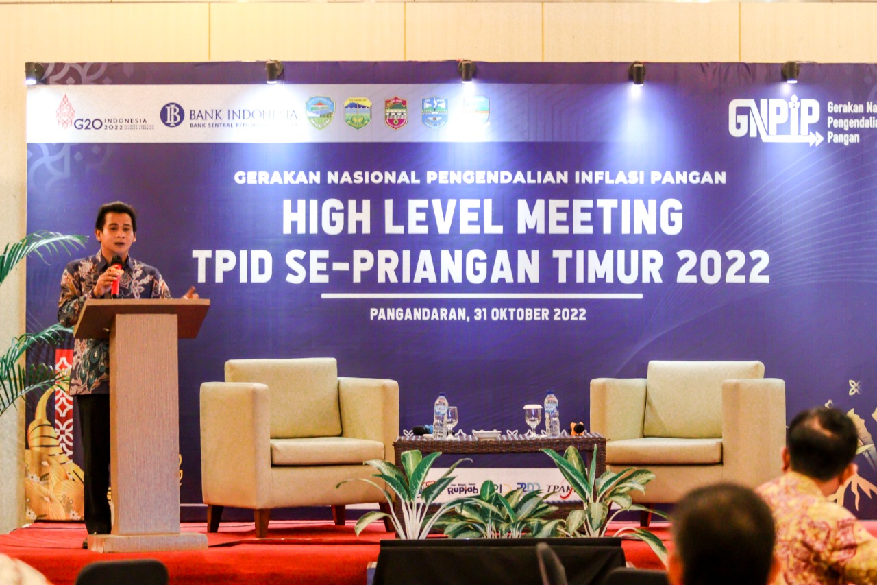 Optimalkan Stabilitas Pangan, Wabup Ciamis Ikuti Kick Off GNPIP se- Priangan Timur