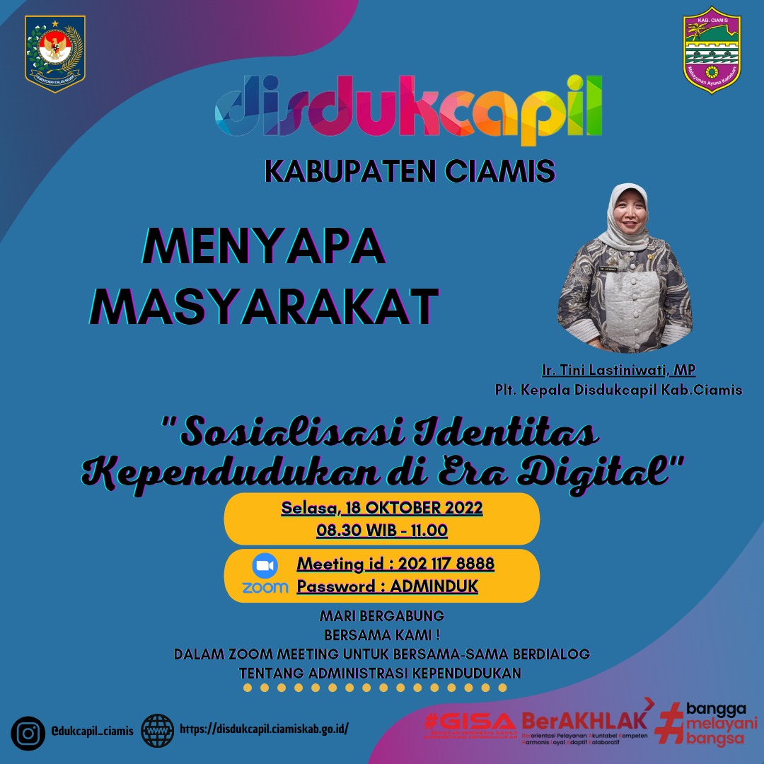 Tingkatkan Layanan ADMINDUK, Disdukcapil Kab. Ciamis Selenggarakan Kegiatan Sosialisasi