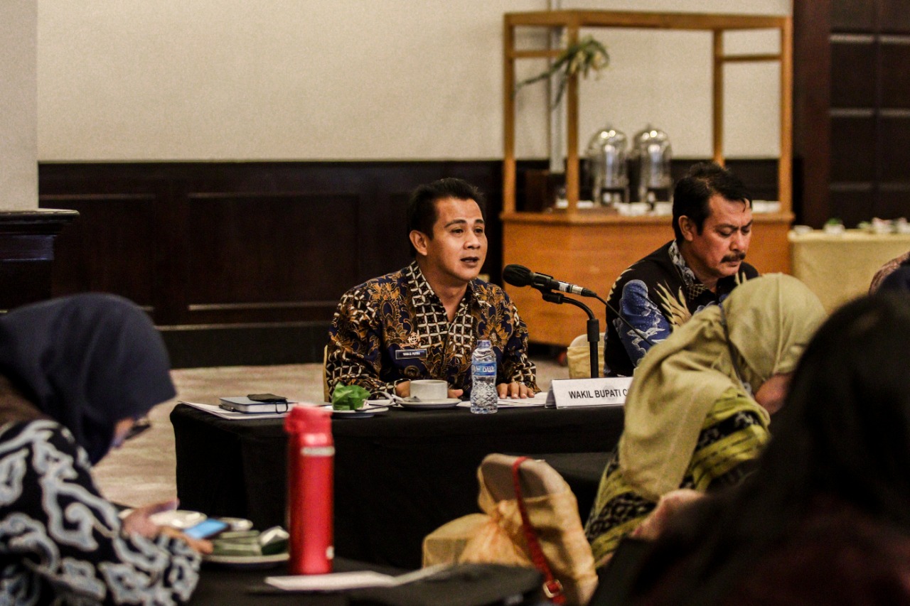 Hadiri Rakor Bersama Kementrian Agraria, Wabup Sampaikan Tujuan Penataan Ruang Kabupaten Ciamis