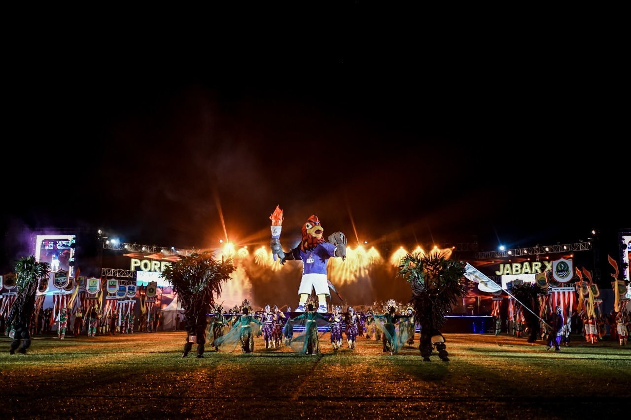 Spektakuler, Opening Ceremony Porprov Jabar XIV, Bupati Ciamis : Ini Momen Kebangkitan Warga Tatar Galuh Ciamis
