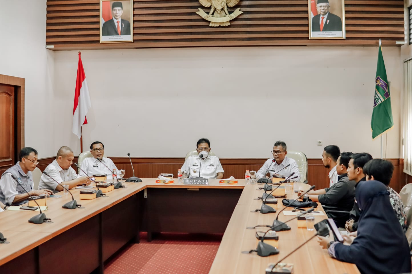 Terima Audiensi Dari Organisasi KAMMI Ciamis, Bupati Herdiat Harapkan Kader Pemimpin Ciamis Untuk Penerus Masadepan