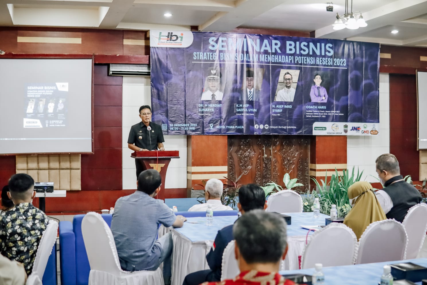 Menjadi Keynote Speaker Seminar Bisnis, Bupati Ciamis Sampaikan 6 Strategi Hadapi Potensi Resesi Ekonomi 2023