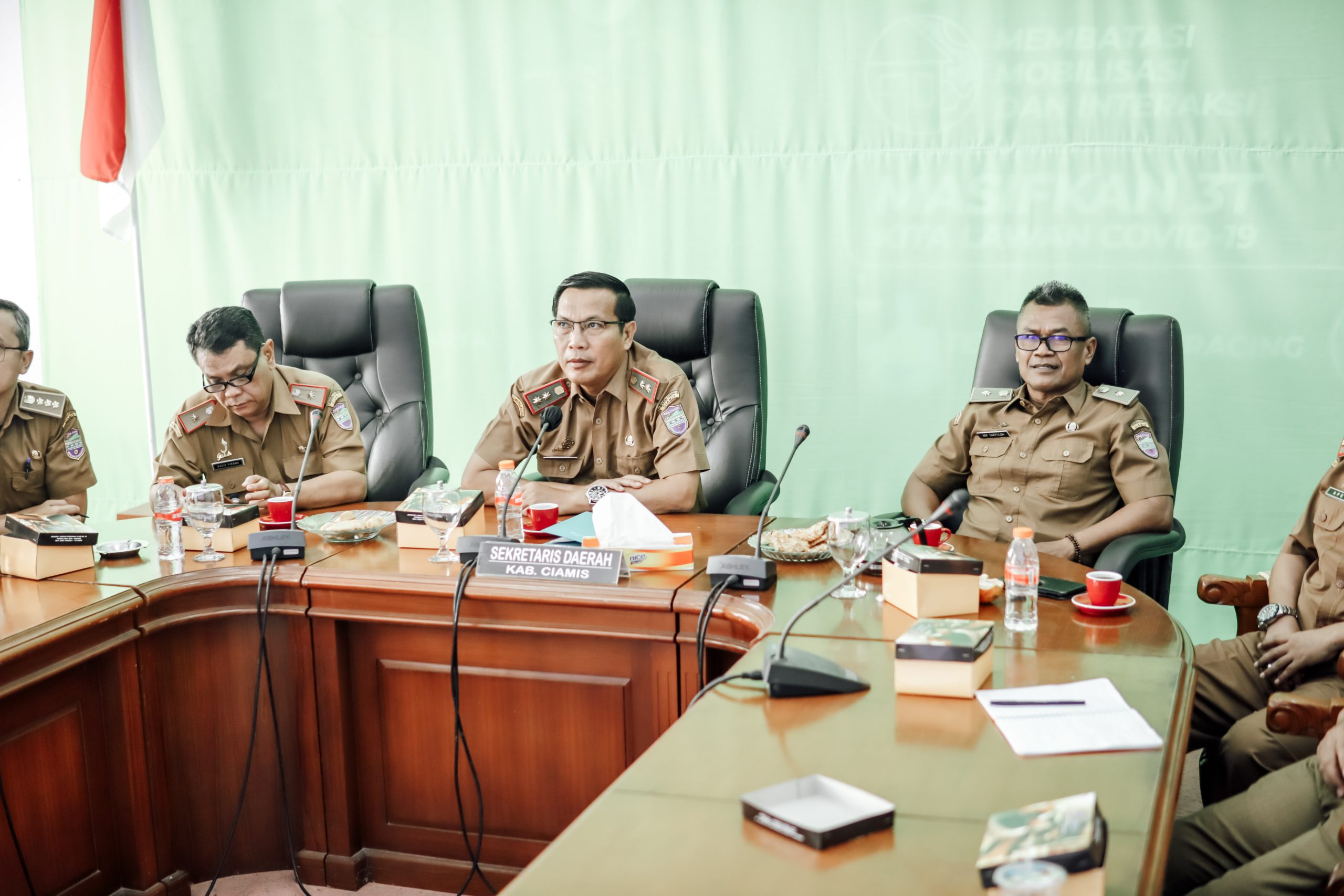 Rakor Pengendalian Inflasi Tahun 2023, Sekda Kab. Ciamis Simak 8 Arahan Presiden RI