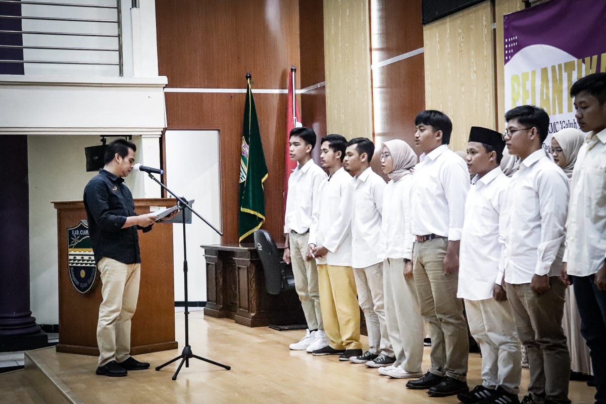 Wabup Ciamis Kukuhkan Pengurus KMC Galuh Taruna Bandung Periode 2023-2024