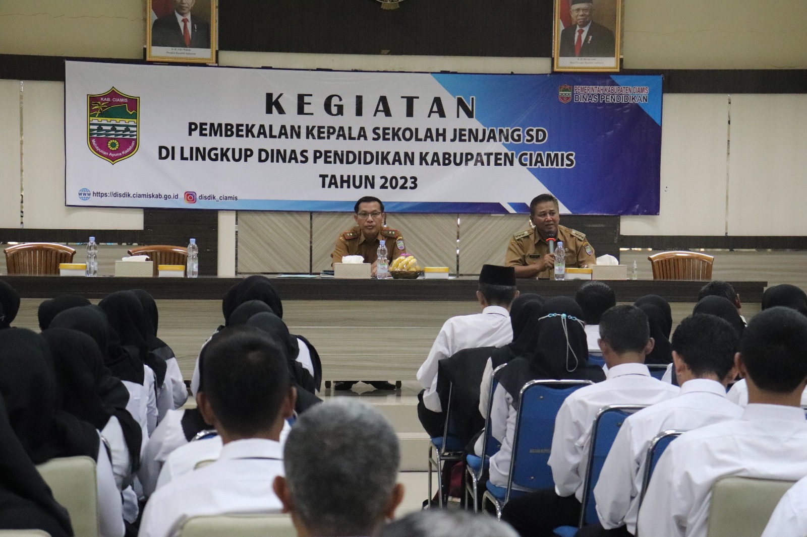Berikan Pembekalan Pada Kepala Sekolah, Sekda Sampaikan Kepsek Harus Visioner dan Manjadi Tauladan Baik